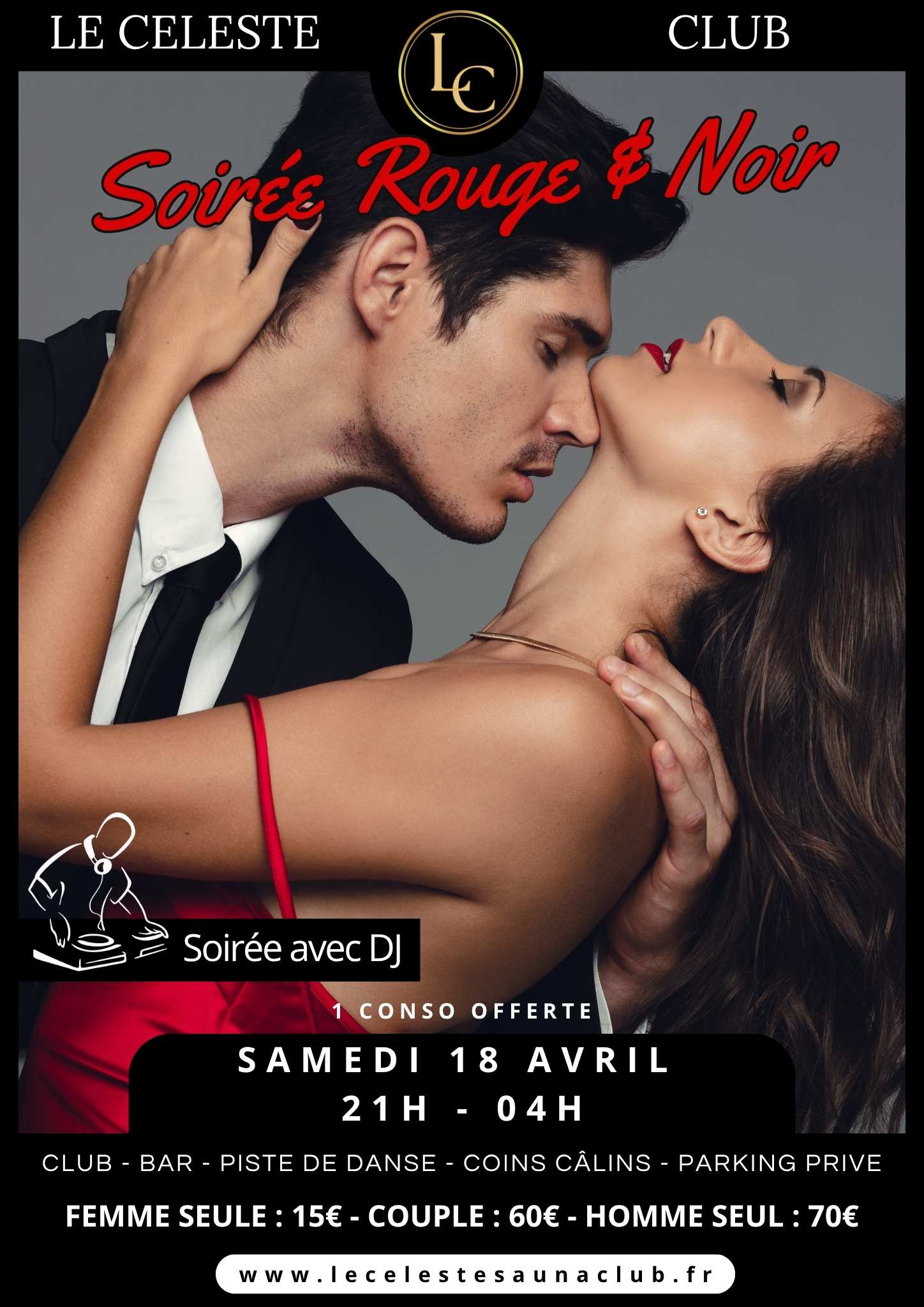 SOIREE ROUGE & NOIR